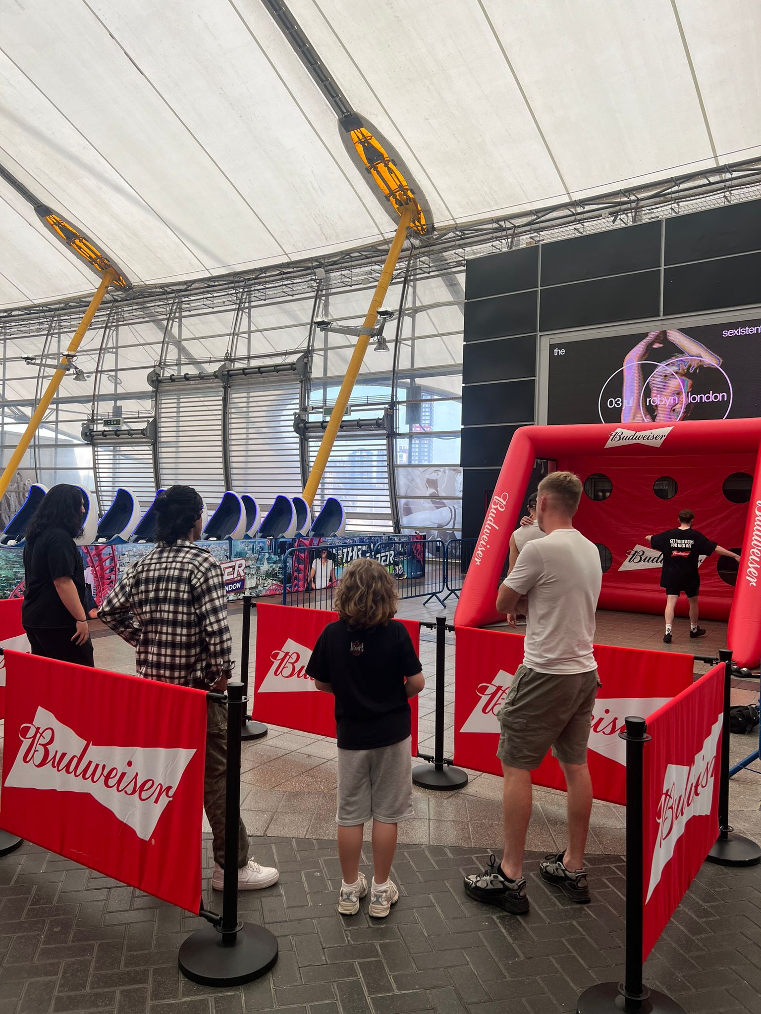 Budweiser | The O2 Arena | WWE Inflatable Kicking Game | Executional Event Staffing