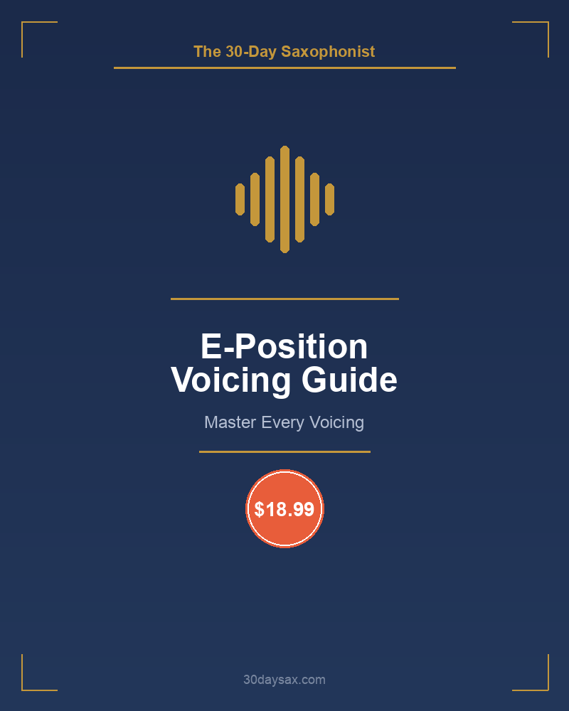 The E-Position Voicing Guide — Complete Reference for Unified Saxophone Sound