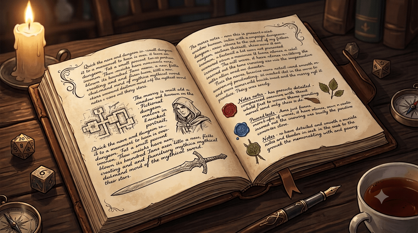 Beyond Notes: Building a Memorable Campaign Book