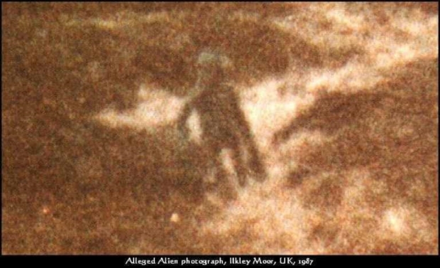 An Authentic Photo of an Alien in Ilkley Moor