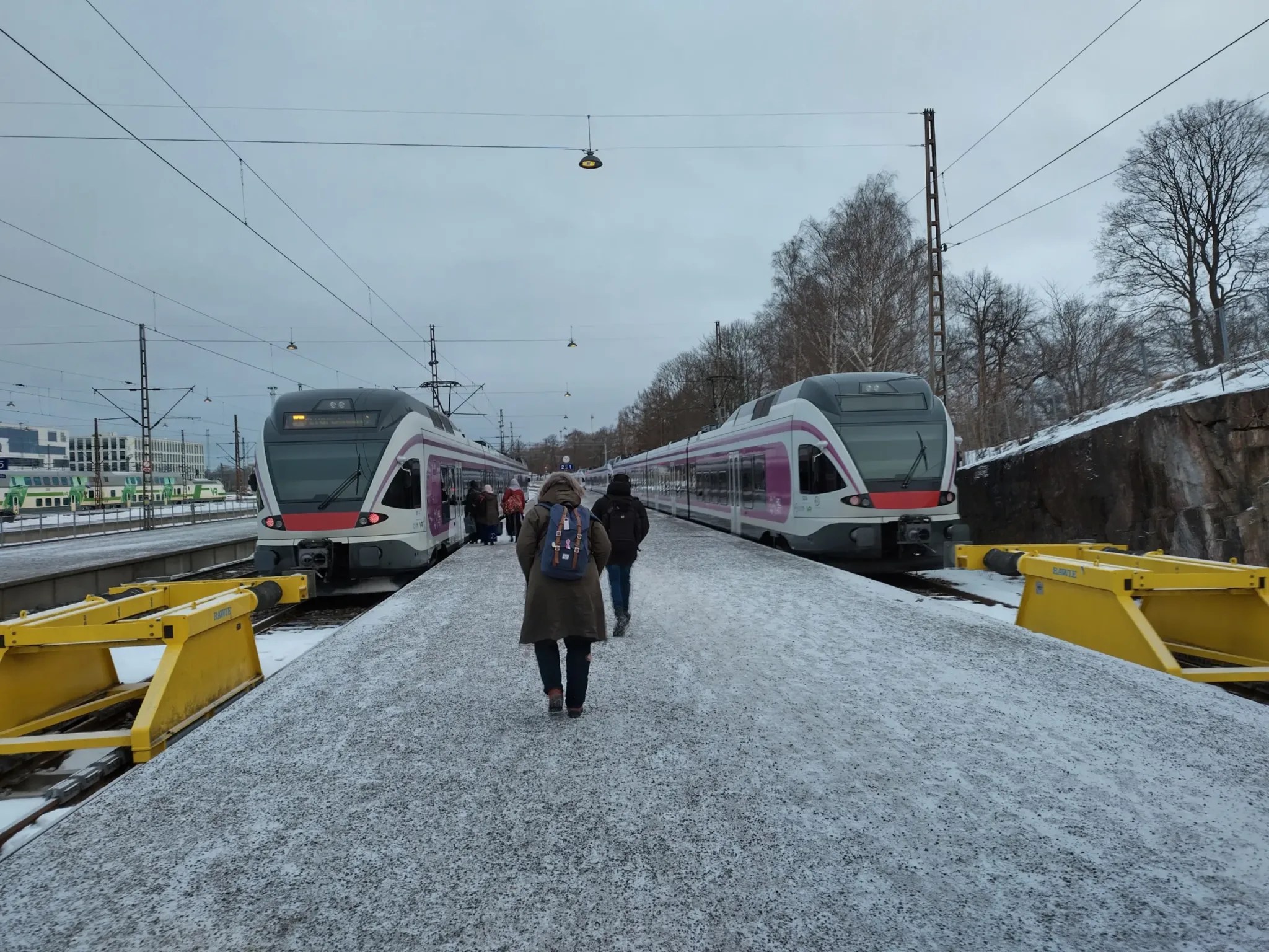 Unfortunately I missed my train. Fortunately, another came in about 5 minutes. Love the public transit here!