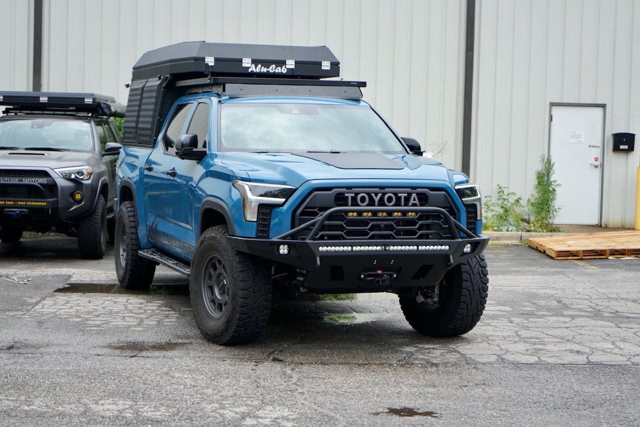 Custom 2022 toyota tundra pickups at overland expo west