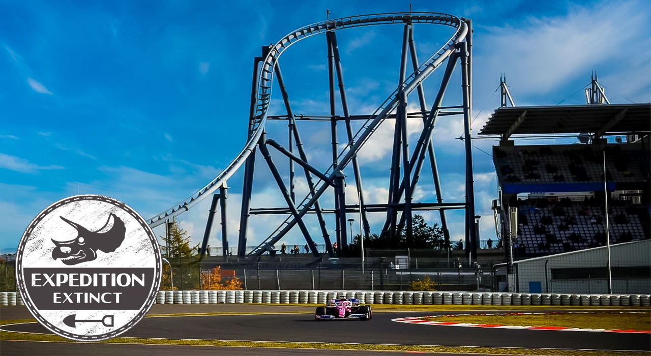 The Abandoned Coaster on a Formula 1 track - Ring Racer