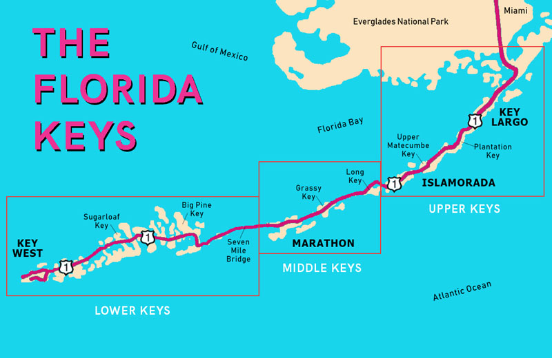 Florida Keys Camping The Top 10 Campgrounds And RV Parks Expedition Map 