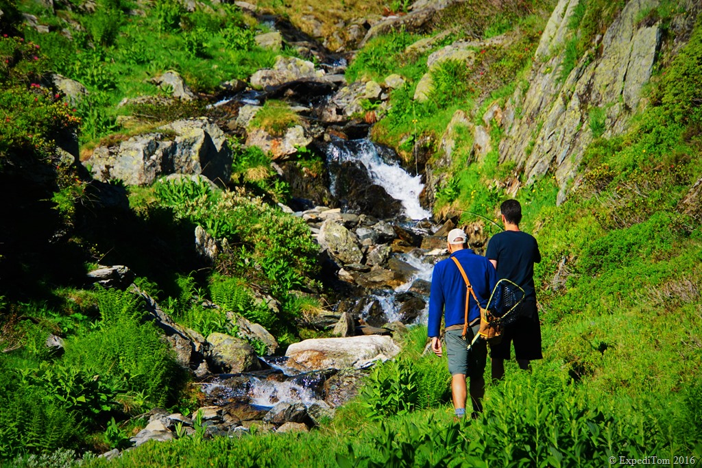 Fly Fishing the Swiss Alps guided by Firebelly ExpediTom