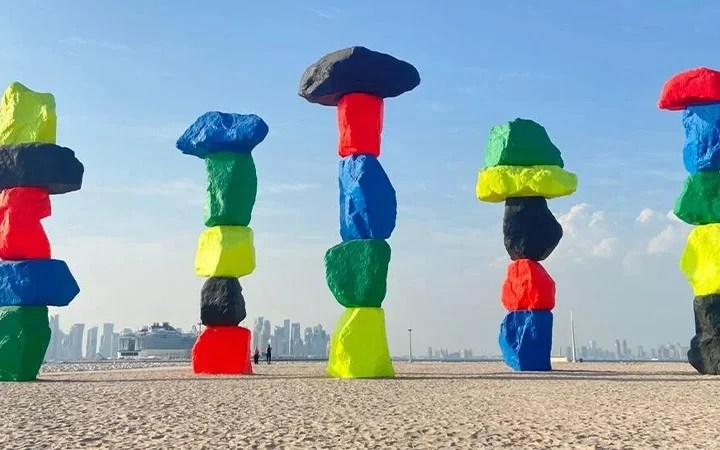 Art Installation at 974 Beach Qatar