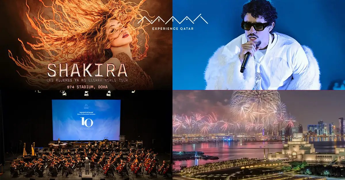 Qatar concerts 2026, Doha nightlife, Bad Bunny Qatar, entertainment in Doha