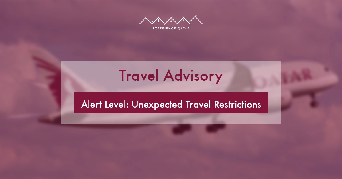 Qatar Tourism, travel restrictions, guest stay extension, hotel management Qatar.