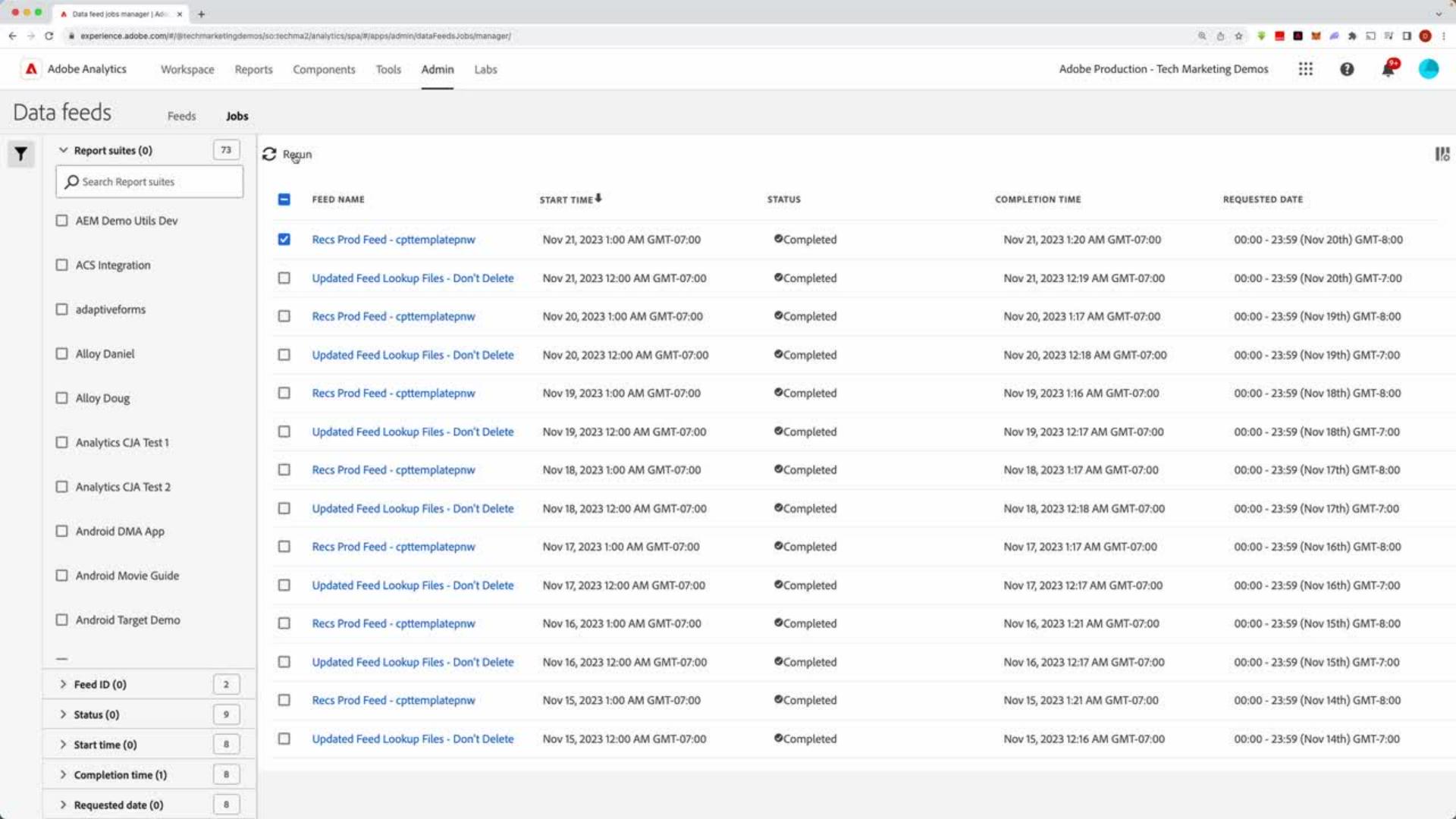 Manage Data Feeds Adobe Analytics - Abstract Images - Professional Retina Collection