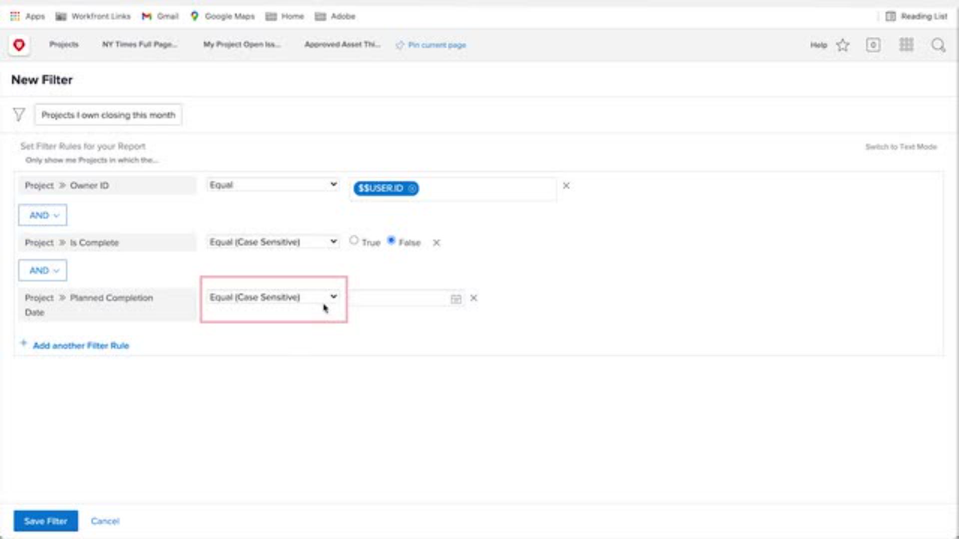Create Basic Filter Activities Adobe Workfront - Best Ocean Images in Retina