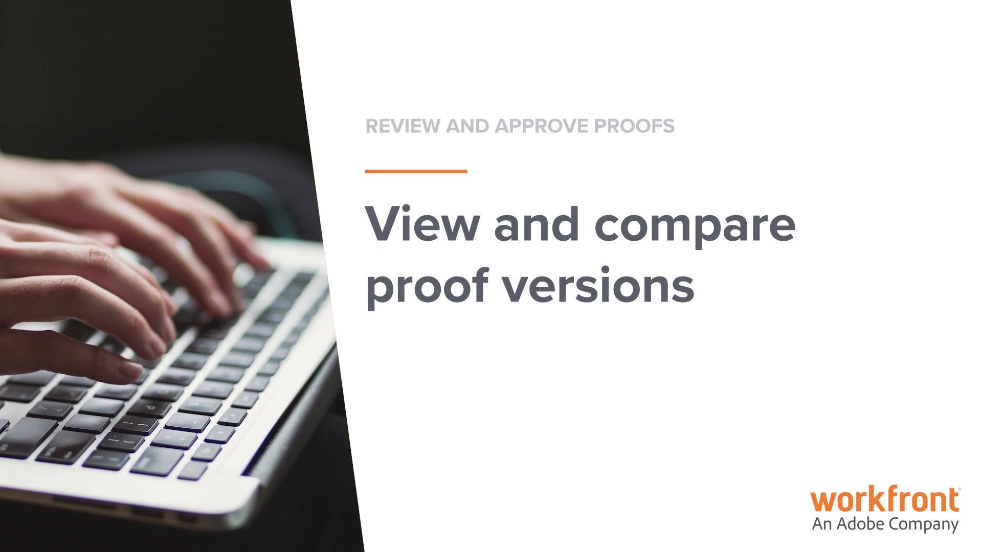 View Proof Versions Adobe Workfront - Best Light Pictures in 4K