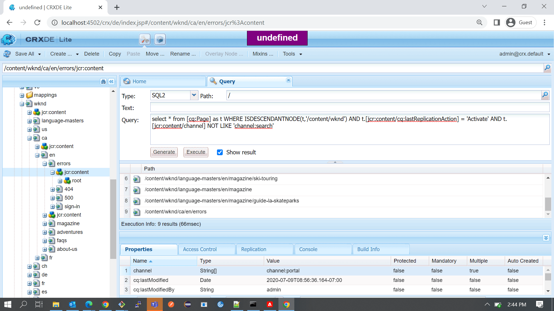 Solved: AEM Query To Fetch Pages With Value Is Not Equal T... - Adobe ...
