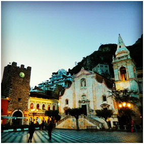 Taormina's PIazza IX Aprile