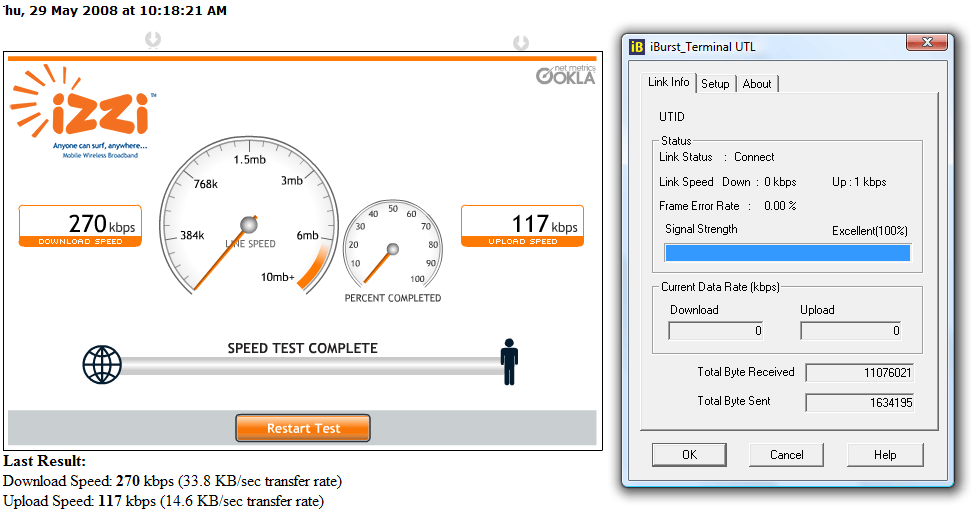 Izzi broadband…hmm..better name it narrow band | Expertester