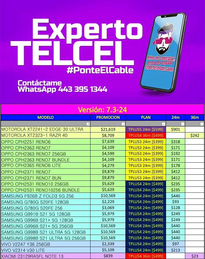 MODELOS ANDROID 0% [V7.3-24]