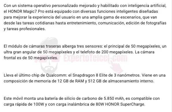 HONOR Magic7 Pro | Plan | Plan TelceL 6 HONOR-HONOR-Magic7-Pro-INFO-03