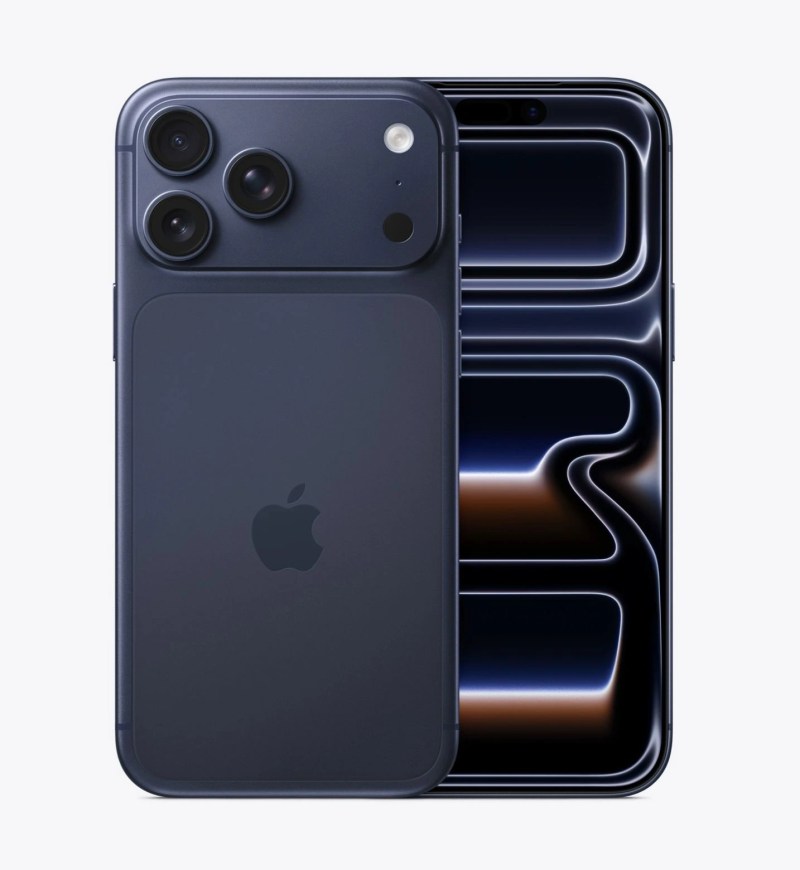 iPhone 17 Pro Max 2TB color Azul intenso — frente y trasera en Telcel