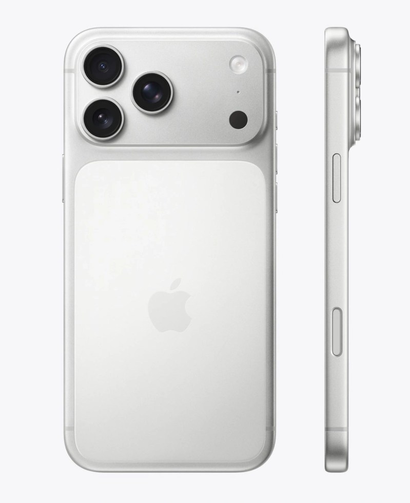 iPhone 17 Pro Max 2TB color Plata — frente y trasera en Telcel