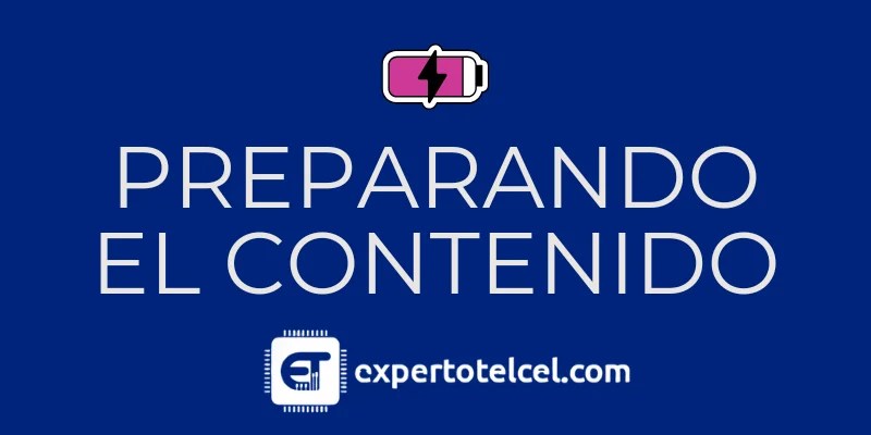 Preparando el contenido