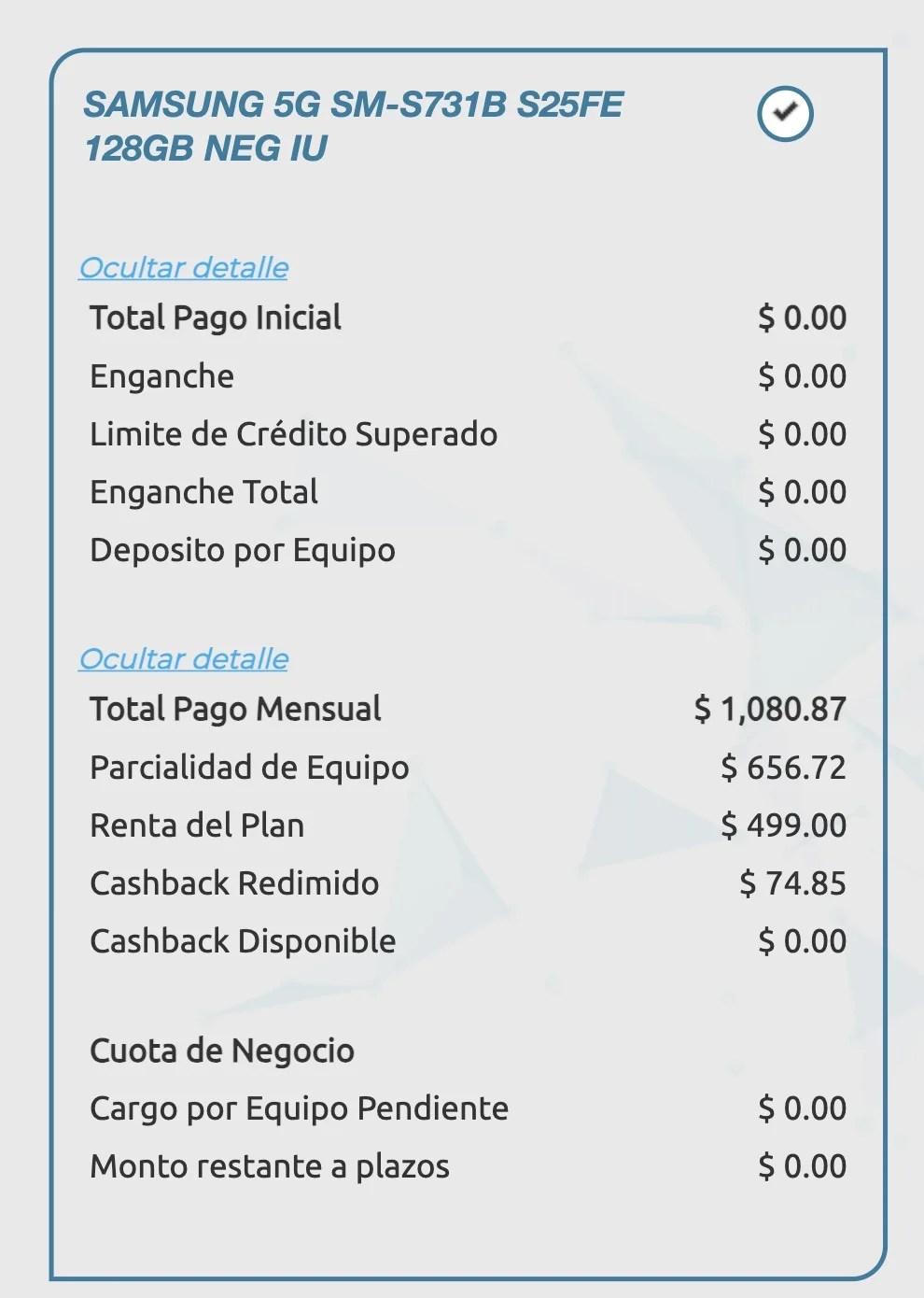 Samsung Galaxy S25 Fe expertotelcel.com