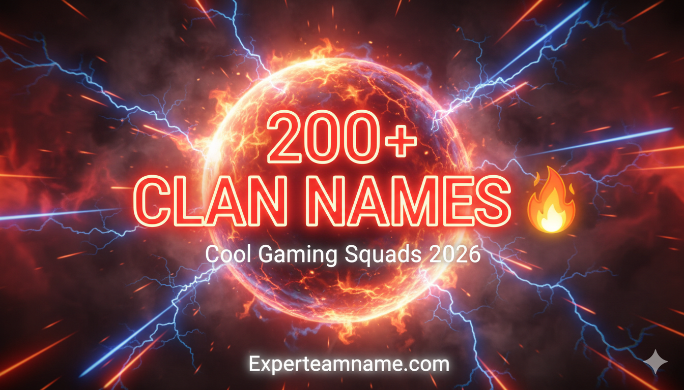 200 Cool Clan Names For Gaming Squads 2026 Generated Image January 17 2026 2 03AM 
