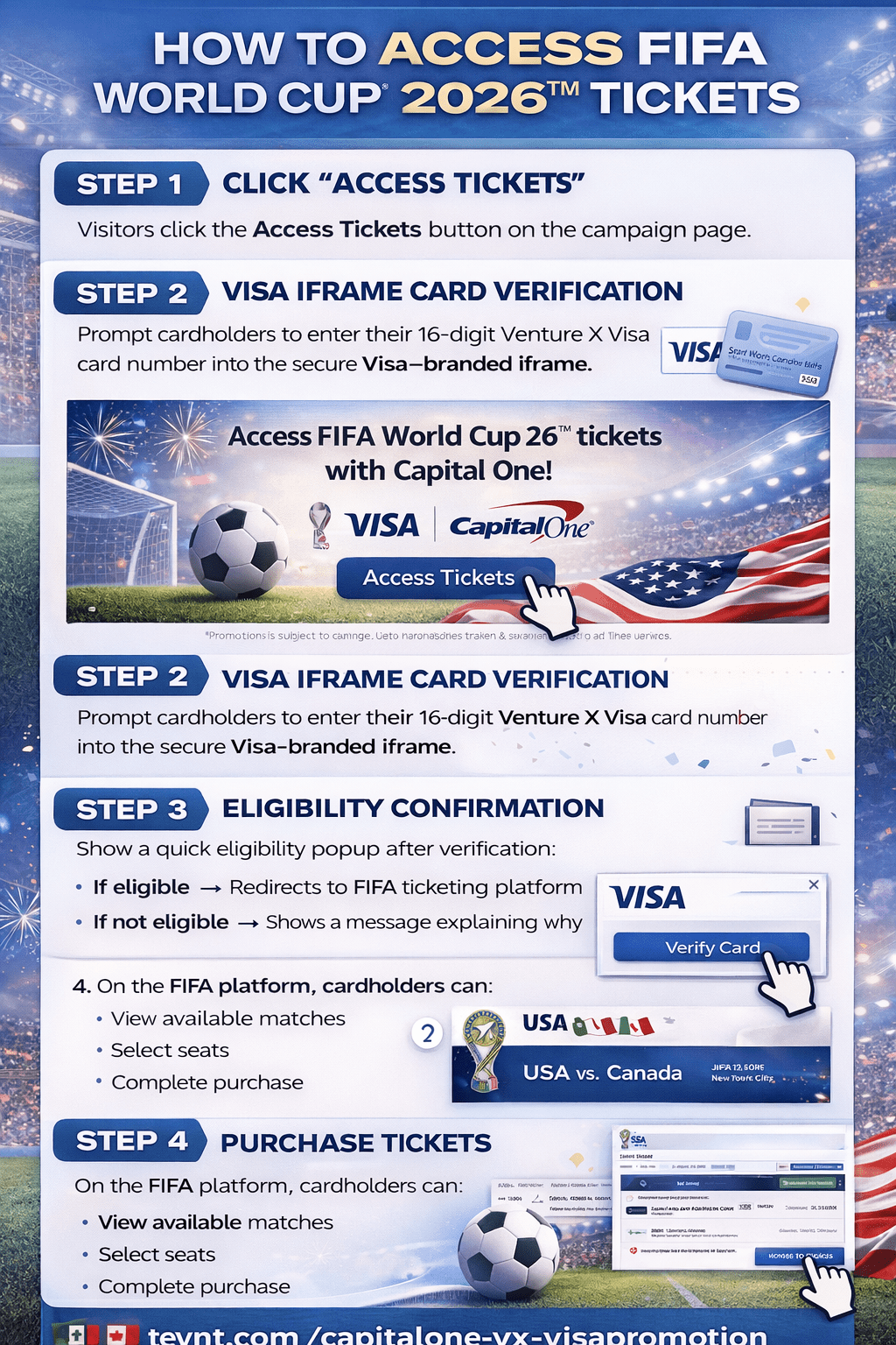 Capital One Venture X FIFA World Cup 2026 tickets