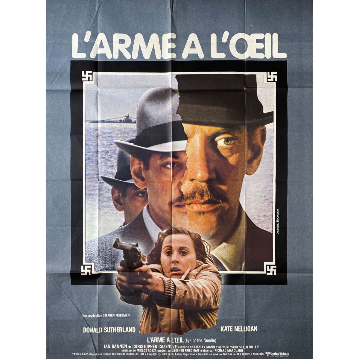 thriller historique, roman espionnage, Ken Follett, L'Arme à l'œil, suspense intense, retournements imprévisibles, finale époustouflante, dilemmas moraux, complexités humaines, conclusion mémorableL'Arme à l'œil de Ken Follett (1978)