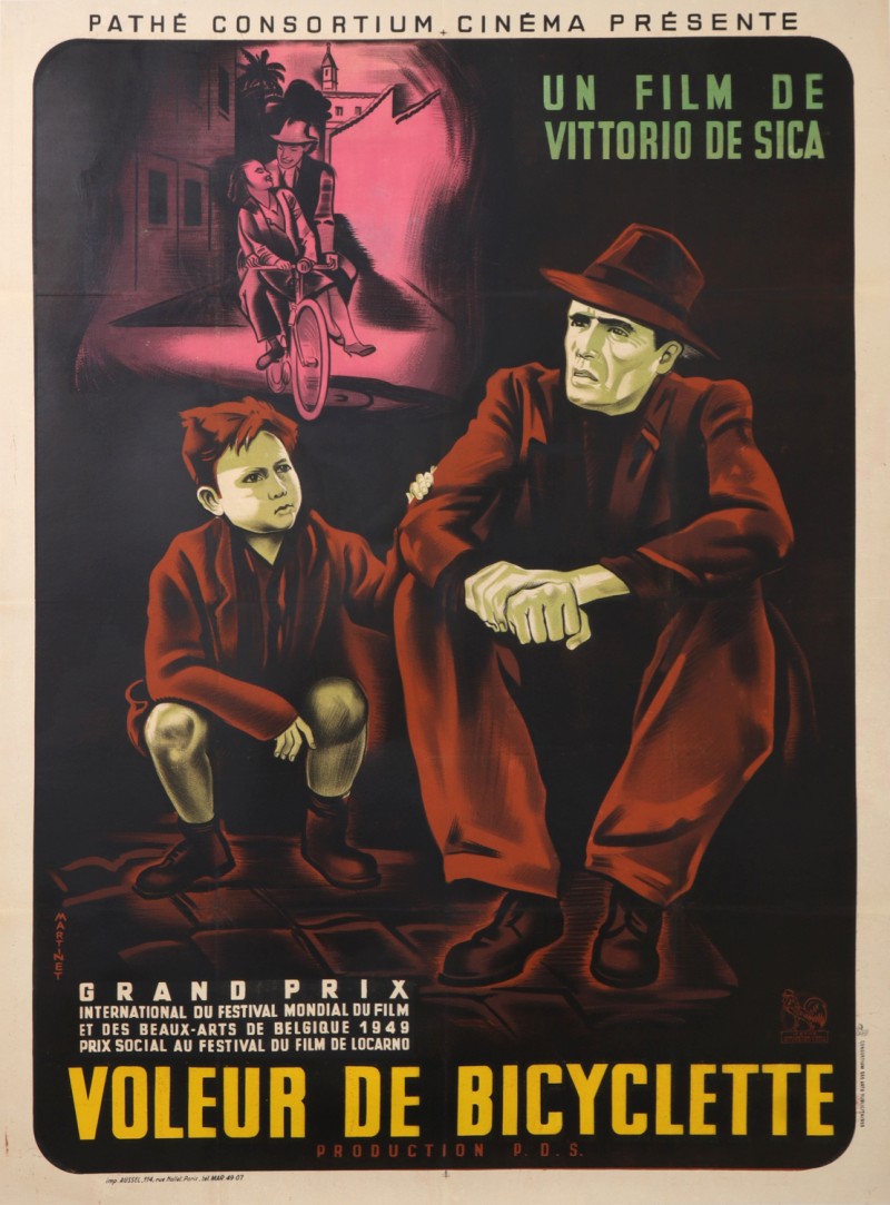 néoréalisme italien, critique cinéma, Vittorio De Sica, Le Voleur de bicyclette, scène finale bouleversante, film italien culte, tragédie humaine, oeuvre poignante, condition humaine, cinéma des années 40Le Voleur de bicyclette de Vittorio De Sica (1948)