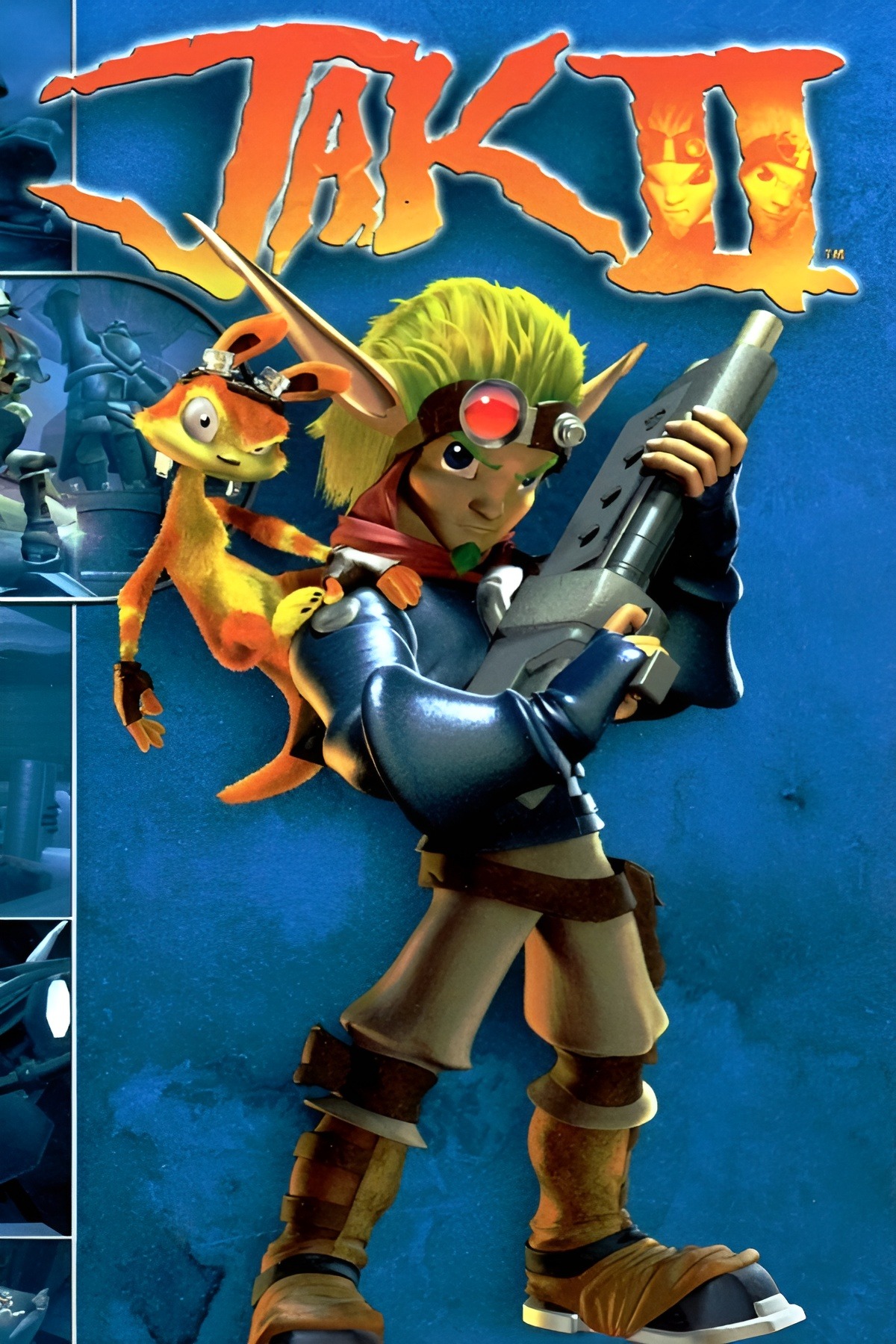 Jak II Hors la loi, Naughty Dog, Baron Praxis, Haven City, Dark Eco, gameplay révolutionnaire, transformation de Jak, action palpitante, révélation stupéfiante, final épiqueJak II : Hors la loi de Naughty Dog (2003)