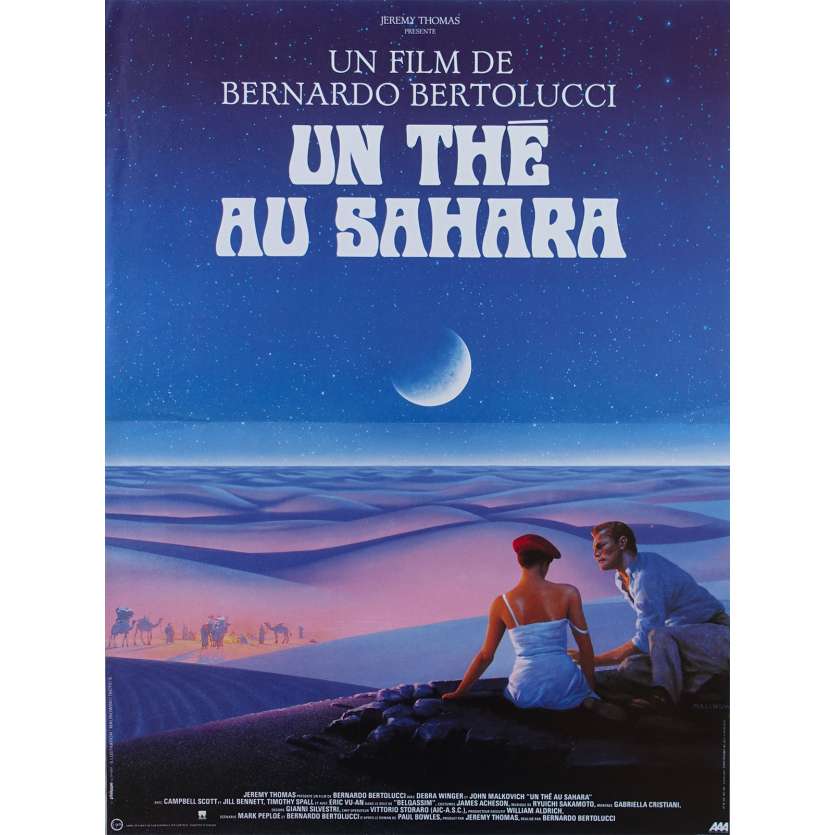 Un thé au Sahara, Bernardo Bertolucci, exploration de l'âme, paysages du désert, quête de soi, pouvoir du voyage, cinéma poétique, fin exceptionnelle, expérience inoubliable, amateurs de cinémaUn thé au Sahara de Bernardo Bertolucci (1990)