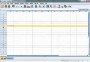 SPSS for data analysis