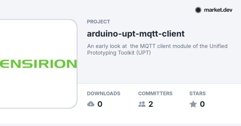 Github Sensirion Arduino Upt Mqtt Client An Early Look At The Mqtt Client Module Of The - Best Minimal Wallpapers in High Resolution