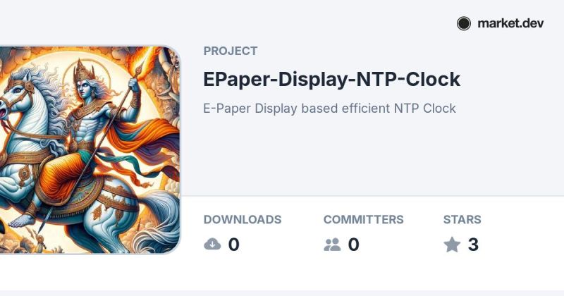 Epaper Display Ntp Clock Arduino Ecosystem Directory Market Dev - Download Beautiful Colorful Picture | Retina