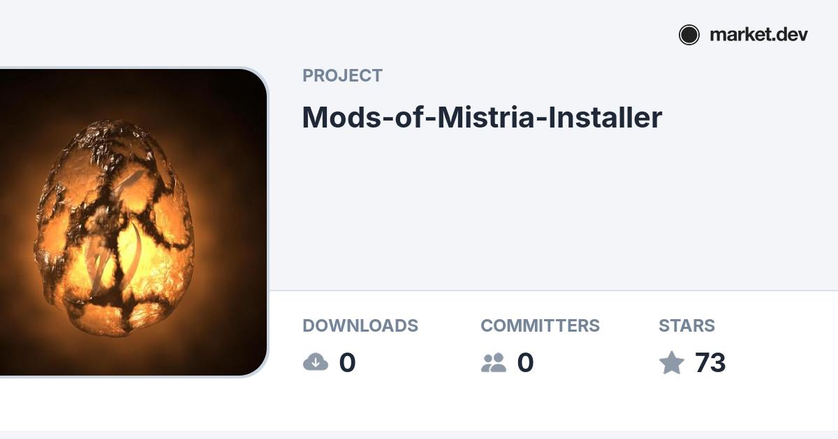Mods Of Mistria Installer Ecosystem Directory Market Dev Opengraph
