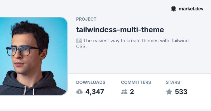 Tailwindcss Multi Theme Ecosystem Directory Market Dev - Download Premium Dark Background | Full HD