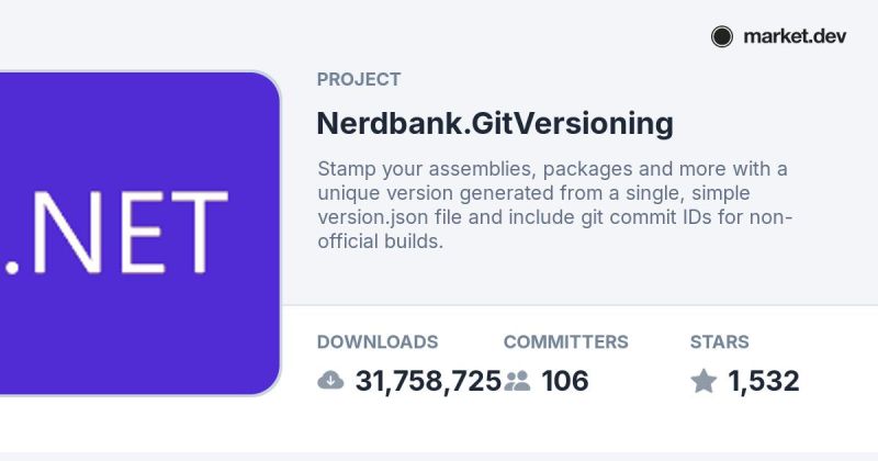 Overview Nerdbank Gitversioning - Light Design Collection - Full HD Quality