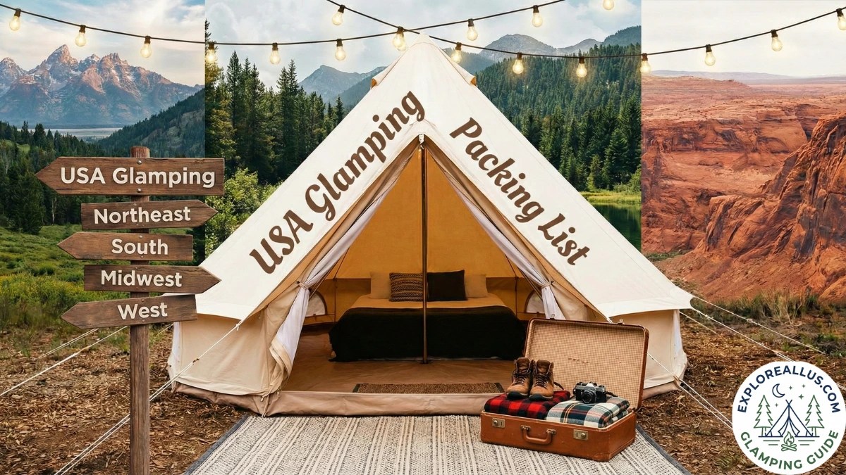 USA Glamping Packing List 2026 Region By Region Guide Usa Glamping Packing List.webp