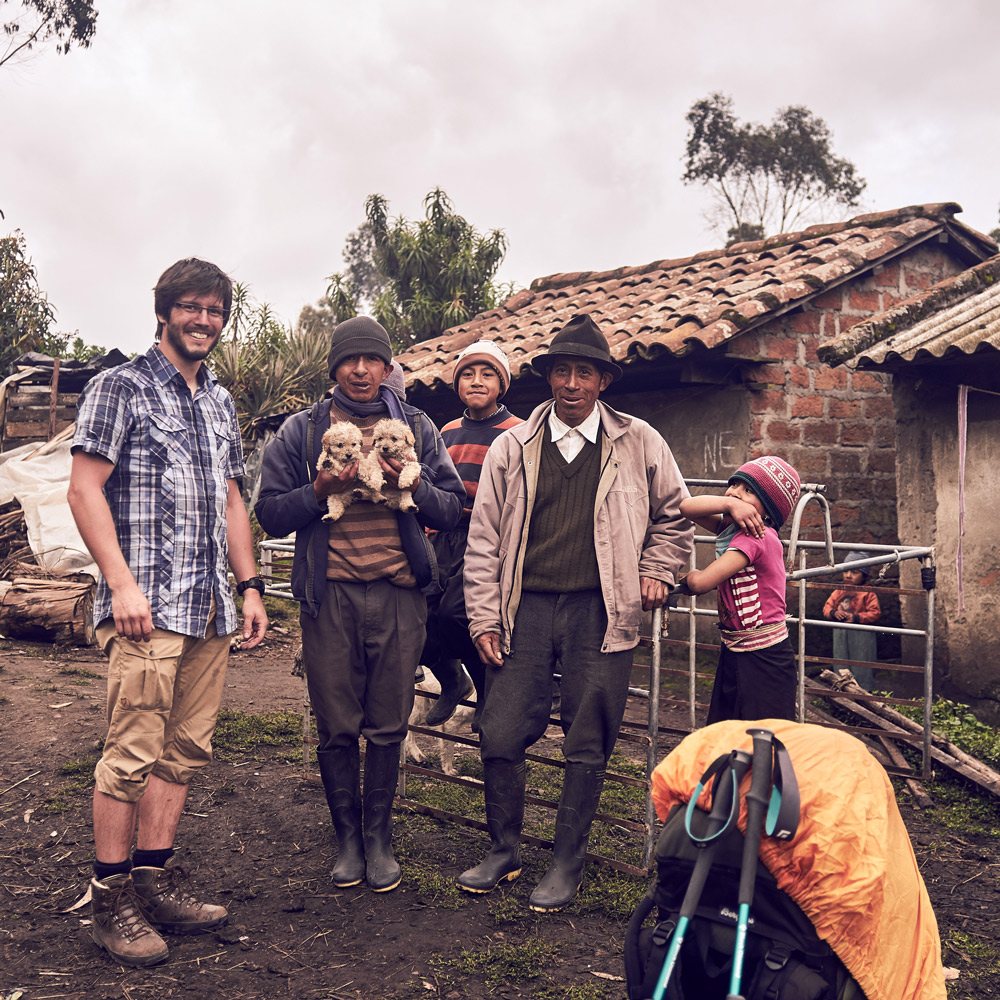 Ecuador locals family