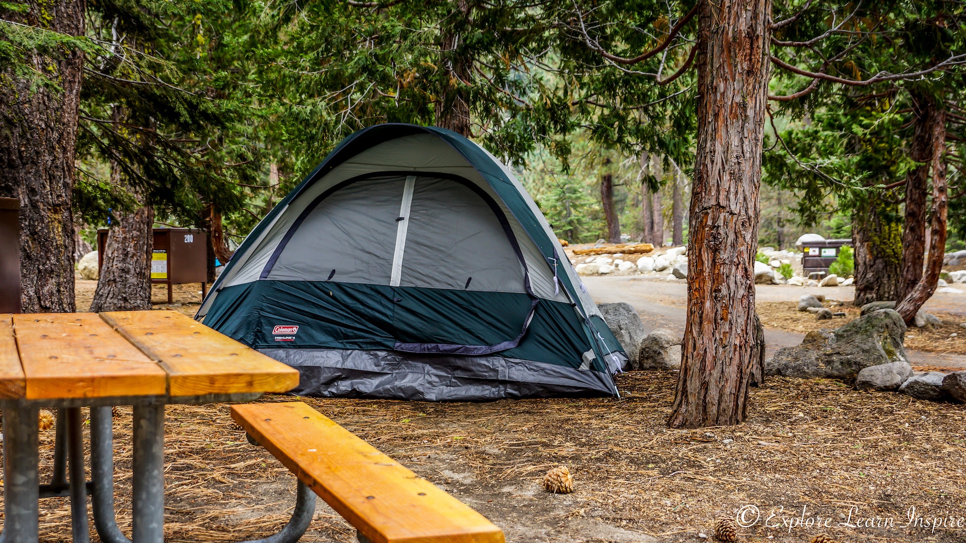 Camping as cheap accommodation