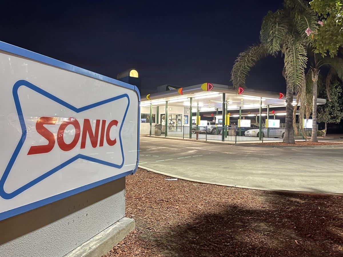 Sonic Drive-In open at night