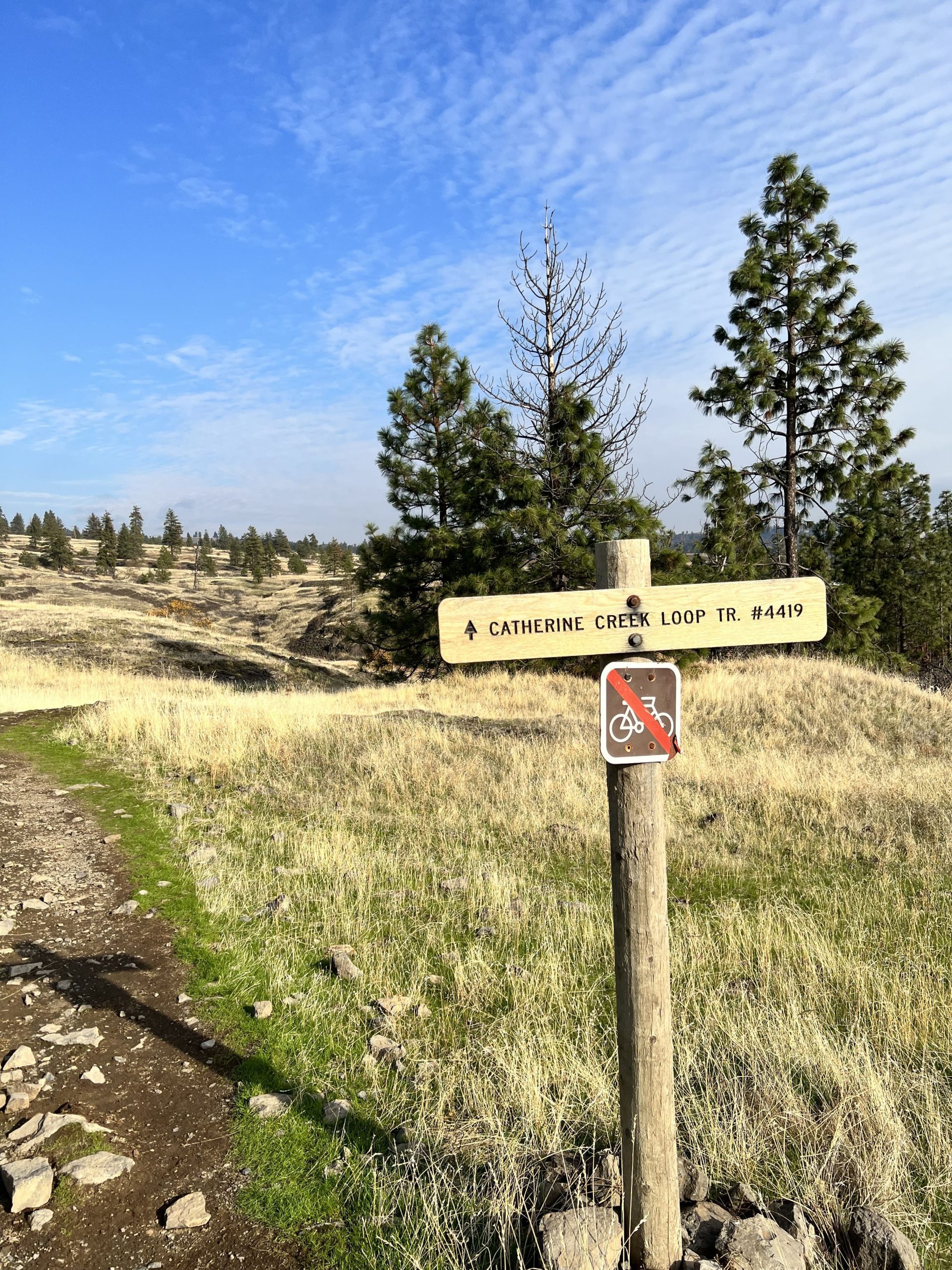 Catherine Creek Loop Trail Sign
