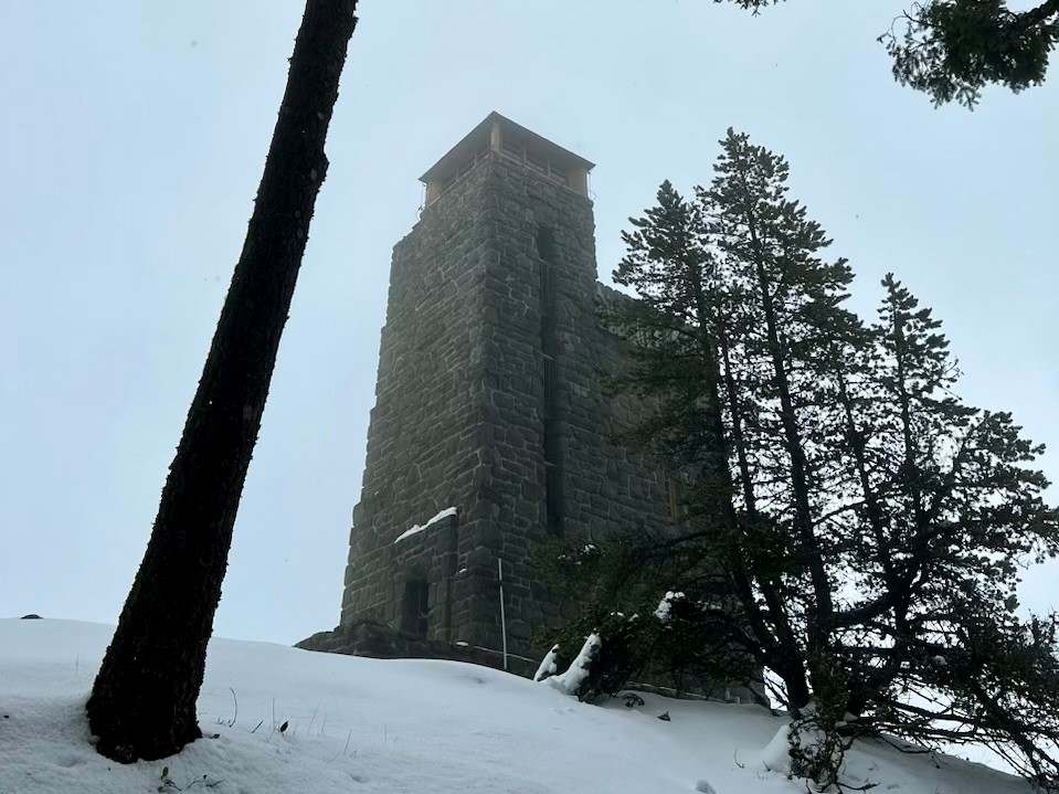 Watchtower at Mount Constitution Summit