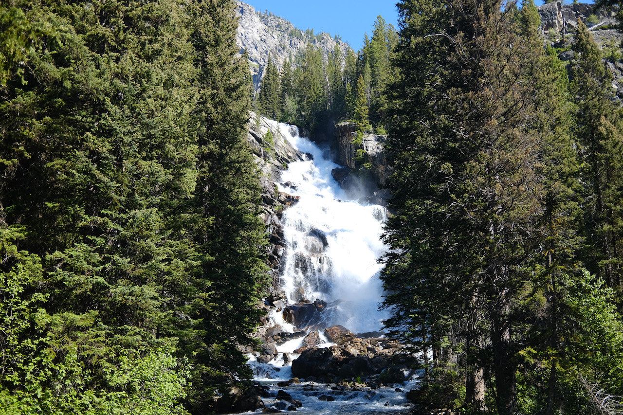 Hidden Falls in Grand Tetons National Park