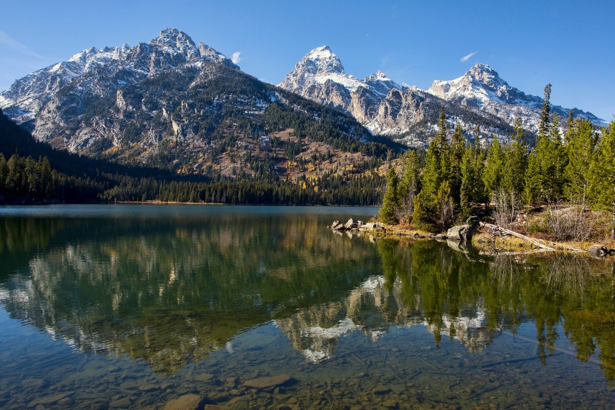 Landscape Photo of Taggart Lake in Grand Tetons