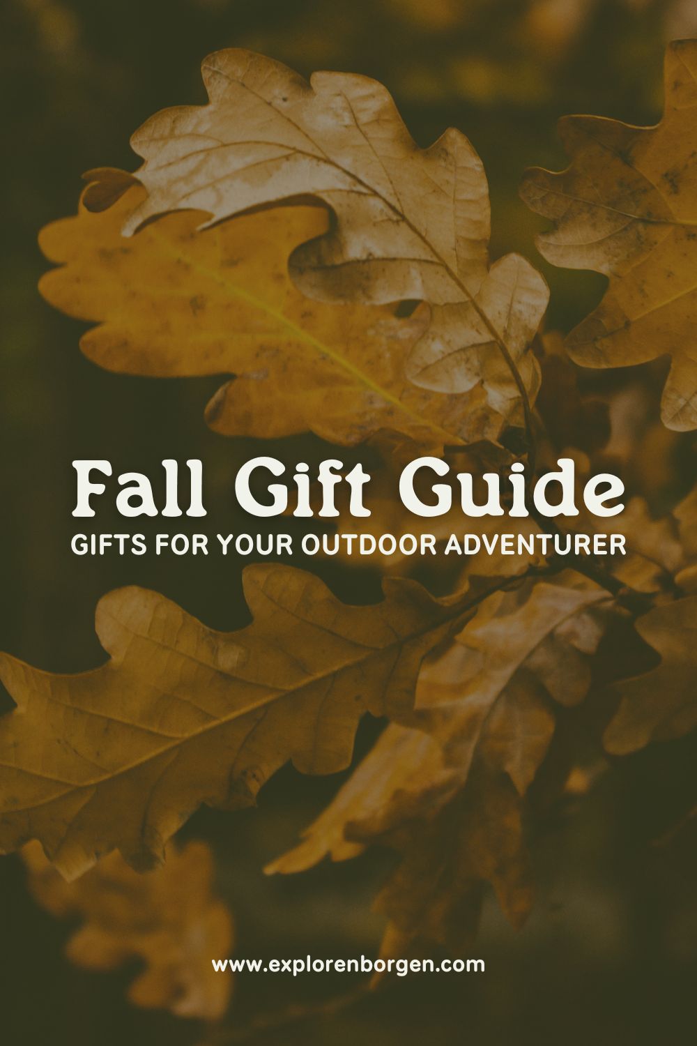 Fall Gift Guide for Pinterest Pin