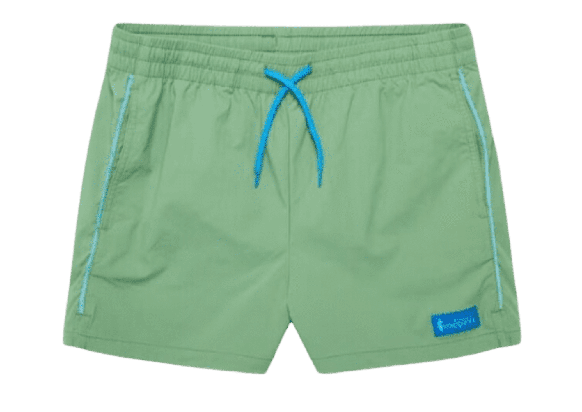 Cotopaxi green drawstring shorts