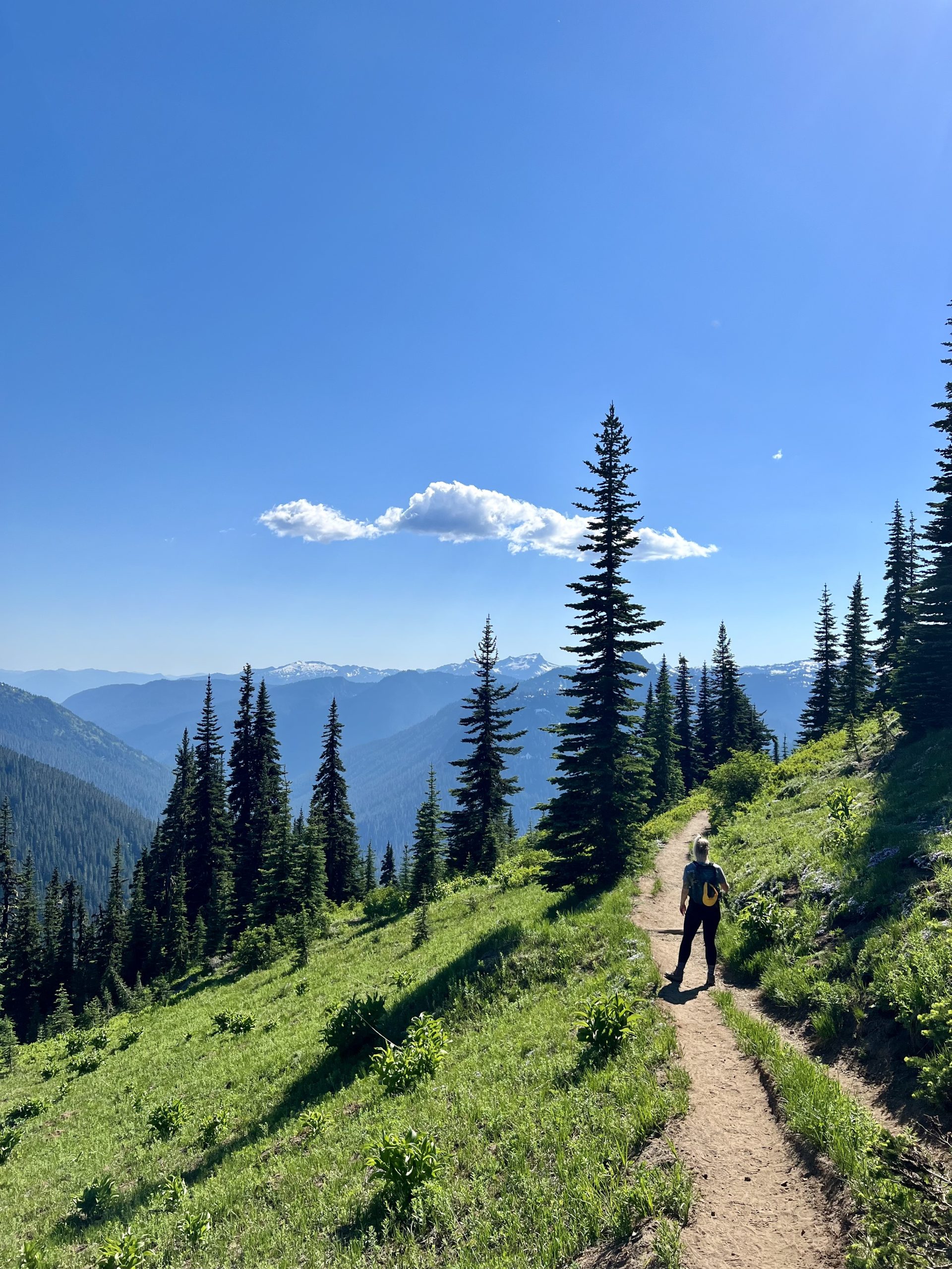 Women on a trail
