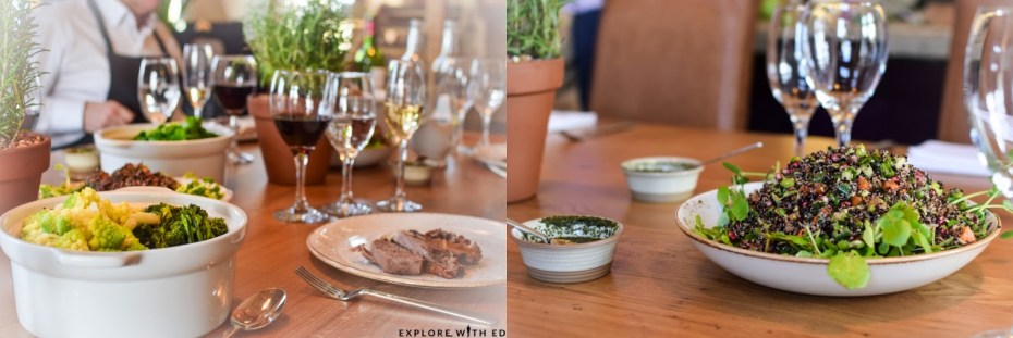 Dinner at The hunter Lodges