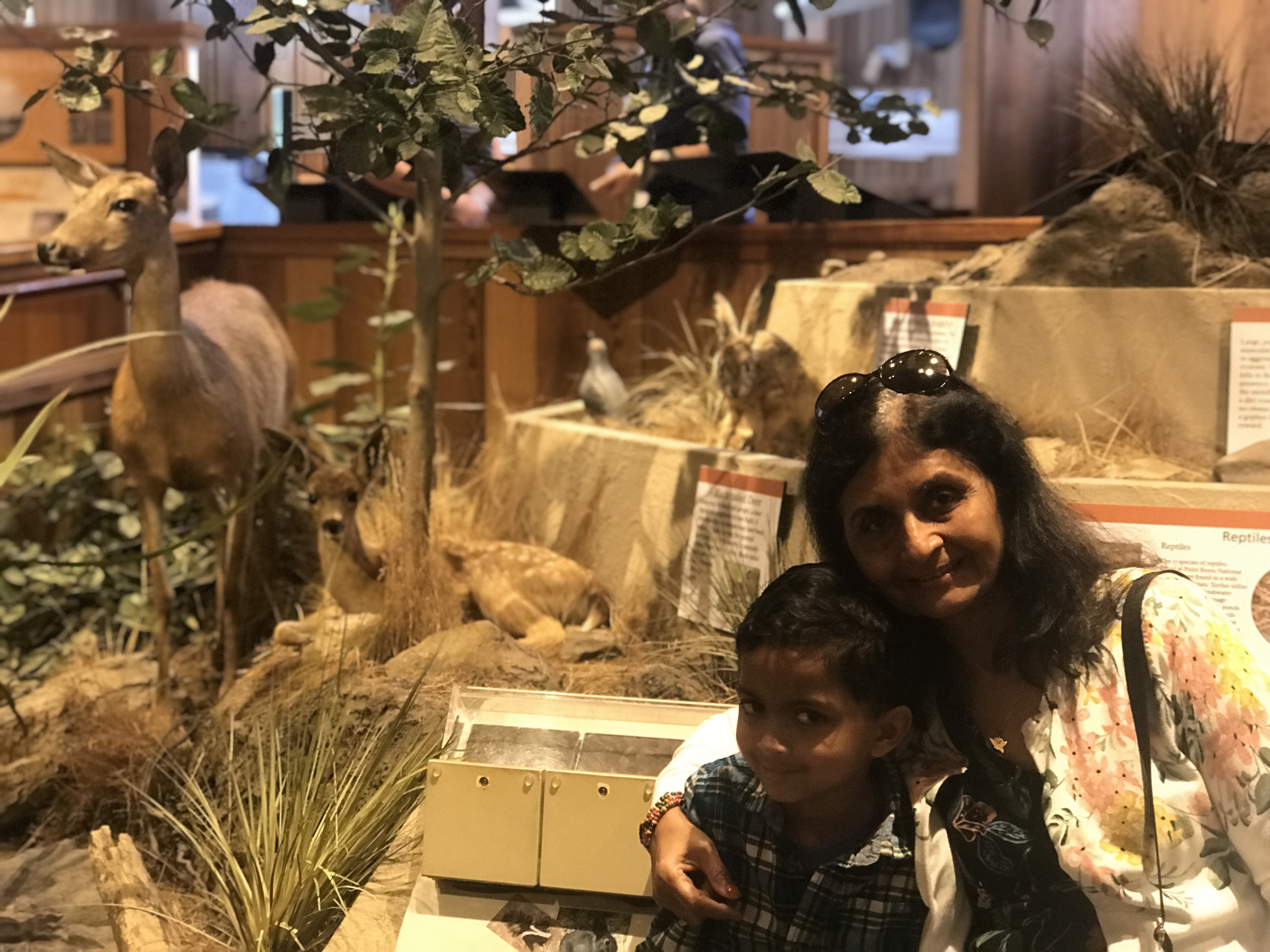 With Nana and the deet