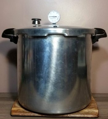 A pressure canner which is part of knowing what you need in this beginner's guide to canning.